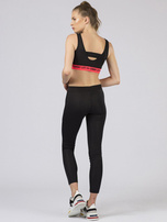 TOMMY LIFE Czarny sportowy top