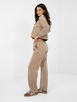 Fango krótka bluza z haftowanym napisem