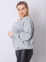 Szara bluza plus size Mischa