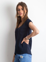 Granatowy t-shirt Vibes