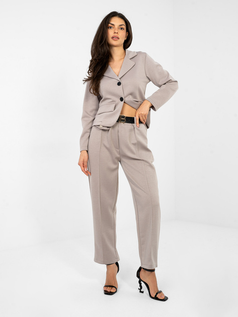 Fango dresowe spodnie z ozdobnymi guzikami