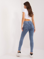Hurt Blue high-waisted jeans.