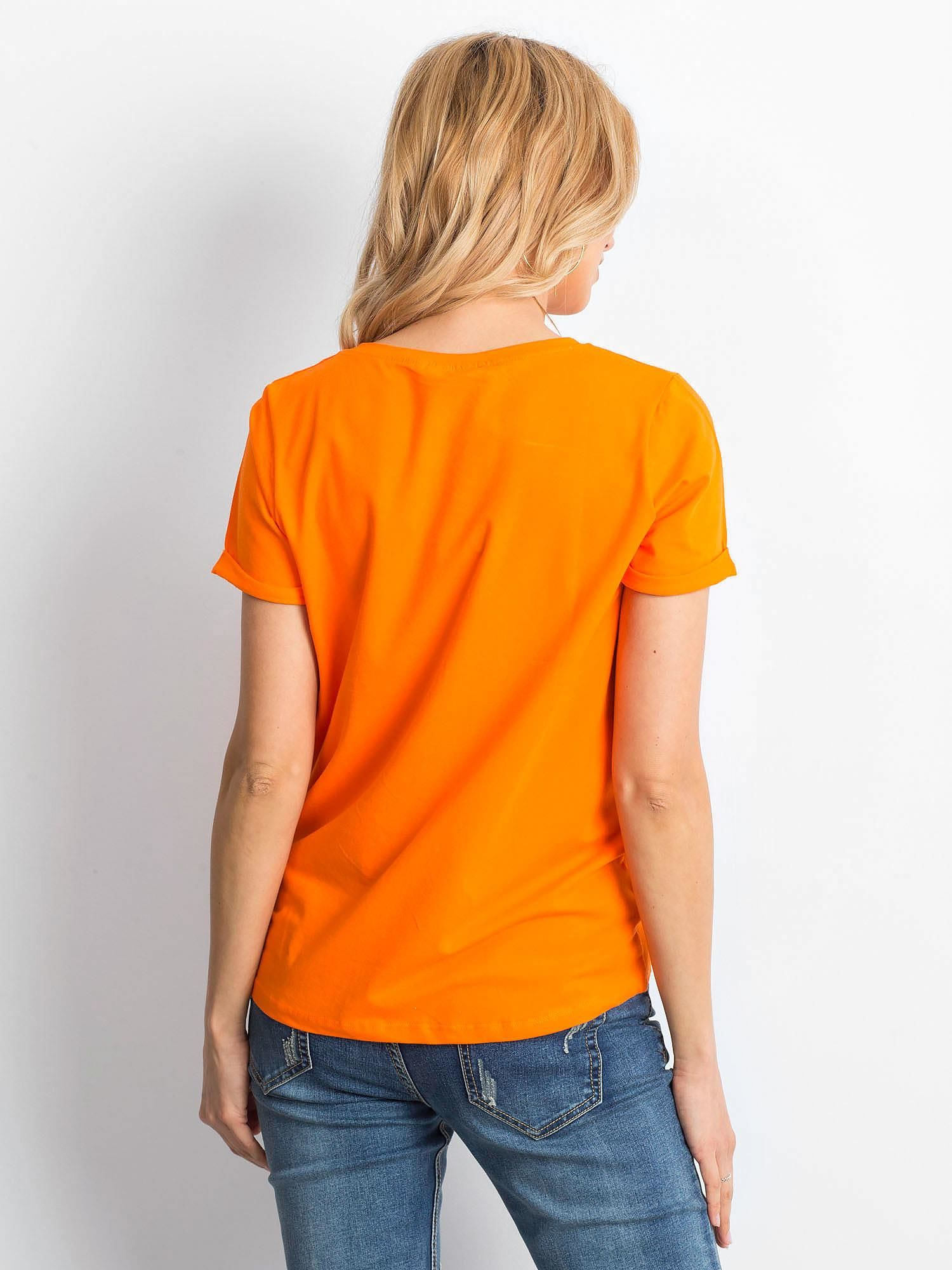 Fluo orange T-shirt Transformative