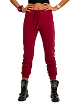 Bordowe spodnie Faster