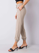 Beżowe spodnie Agueda RUE PARIS