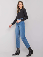 Niebieskie jeansy mom fit Castleton