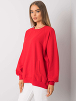 Red sweatshirt with pockets Gaelle RUE PARIS