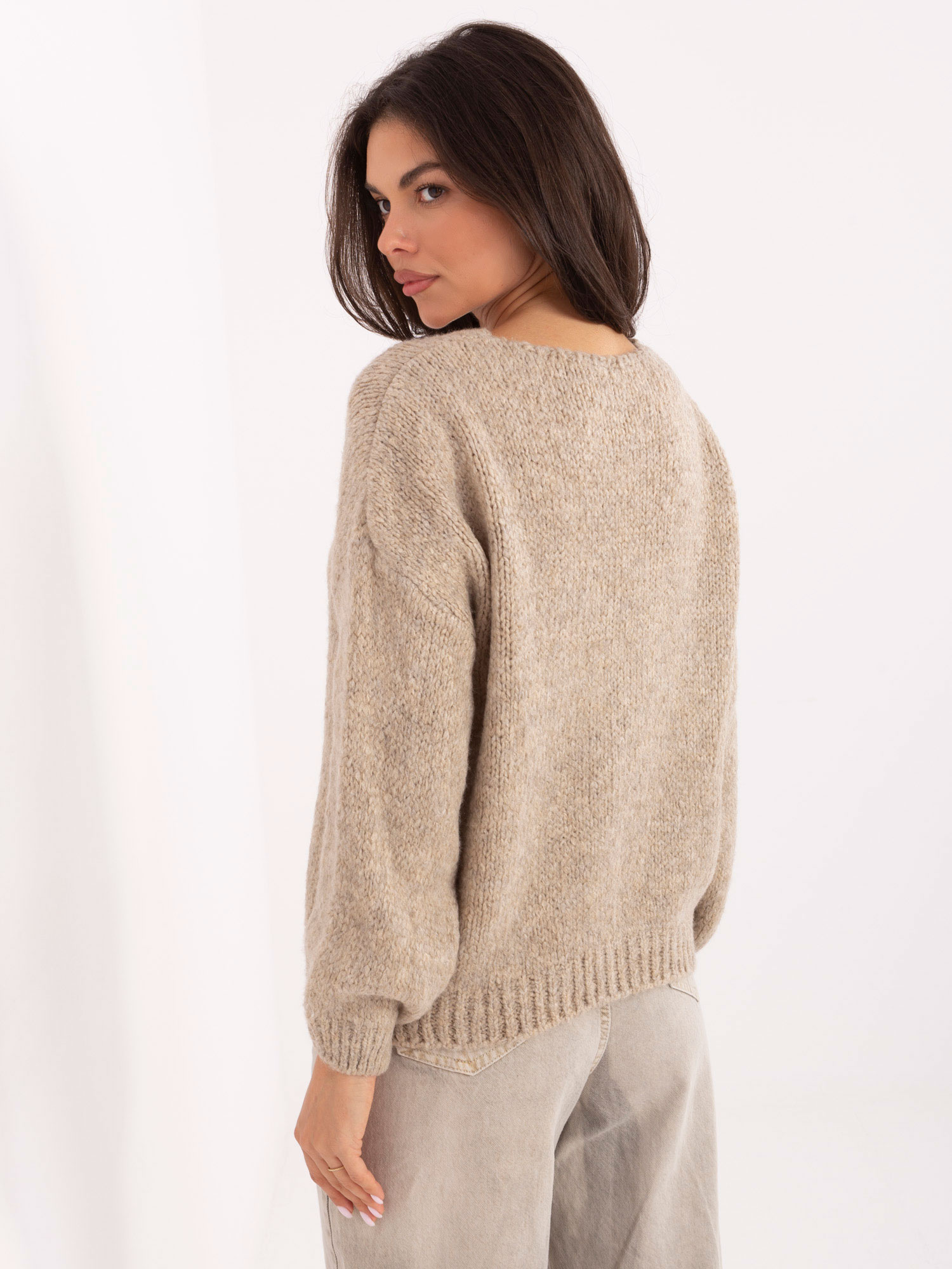 Sweter beżowy