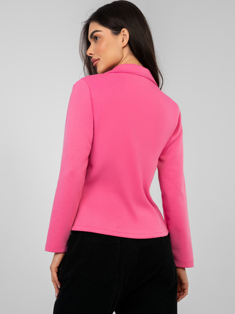 Ciemnoróżowa dresowa marynarka z miękkiego materiału