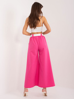 Hurtownia Fuksjowe garniturowe spodnie do biura