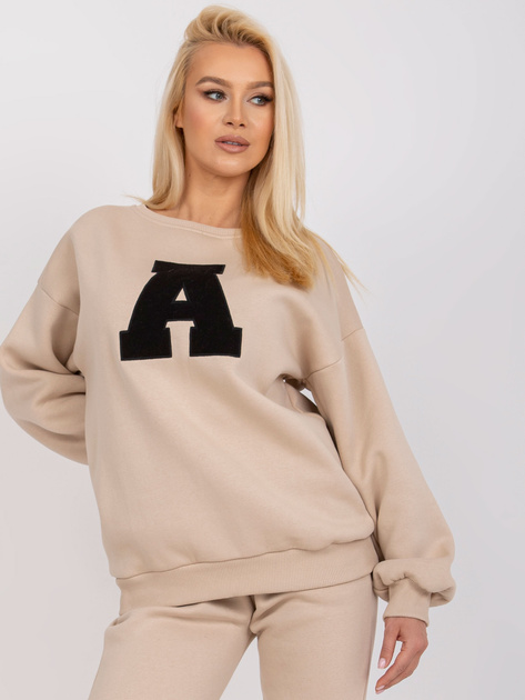 Beżowy komplet dresowy z bawełny Edvige