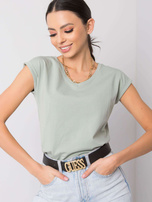 Pistacjowy t-shirt Elisabetta
