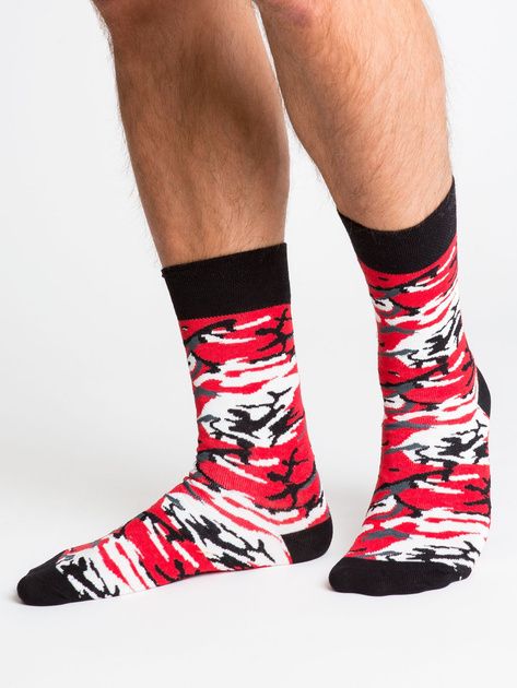 Skarpety męskie we wzory zestaw 3 szt.