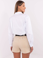 Hurt Beżowe spódnico-spodenki z dodatkiem wiskozy 