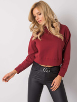 Burgundy Henson sweatshirt YOU DON'T KNOW ME