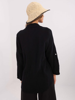 Hurt Czarna bawełniana koszula damska z muślinu