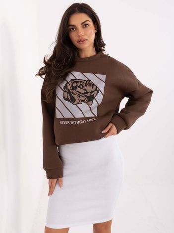 Biała spódnica basic w prążek  RUE PARIS