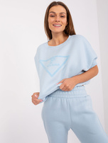 Hurt Jasnoniebieski komplet dresowy z bluzą