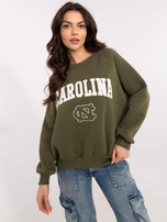 Hurt Khaki damska bluza oversize z ociepleniem