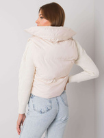 Ecru kamizelka pikowana Gizelle