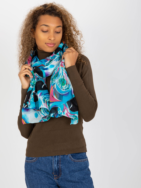 Hurtownia online Turkusowa damska chusta z bawełna