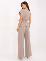 Fango damski komplet z kopertową kamizelką