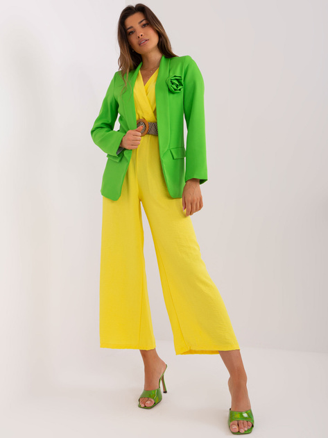 Hurtownia Jasnozielona marynarka z długim rękawem