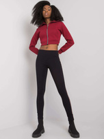 Czarne damskie legginsy z bawełny Jianna RUE PARIS 