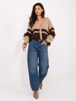 Niebieskie damskie jeansy balloon fit SUBLEVEL