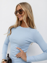 Helles blaues Kleid Lara RUE PARIS.