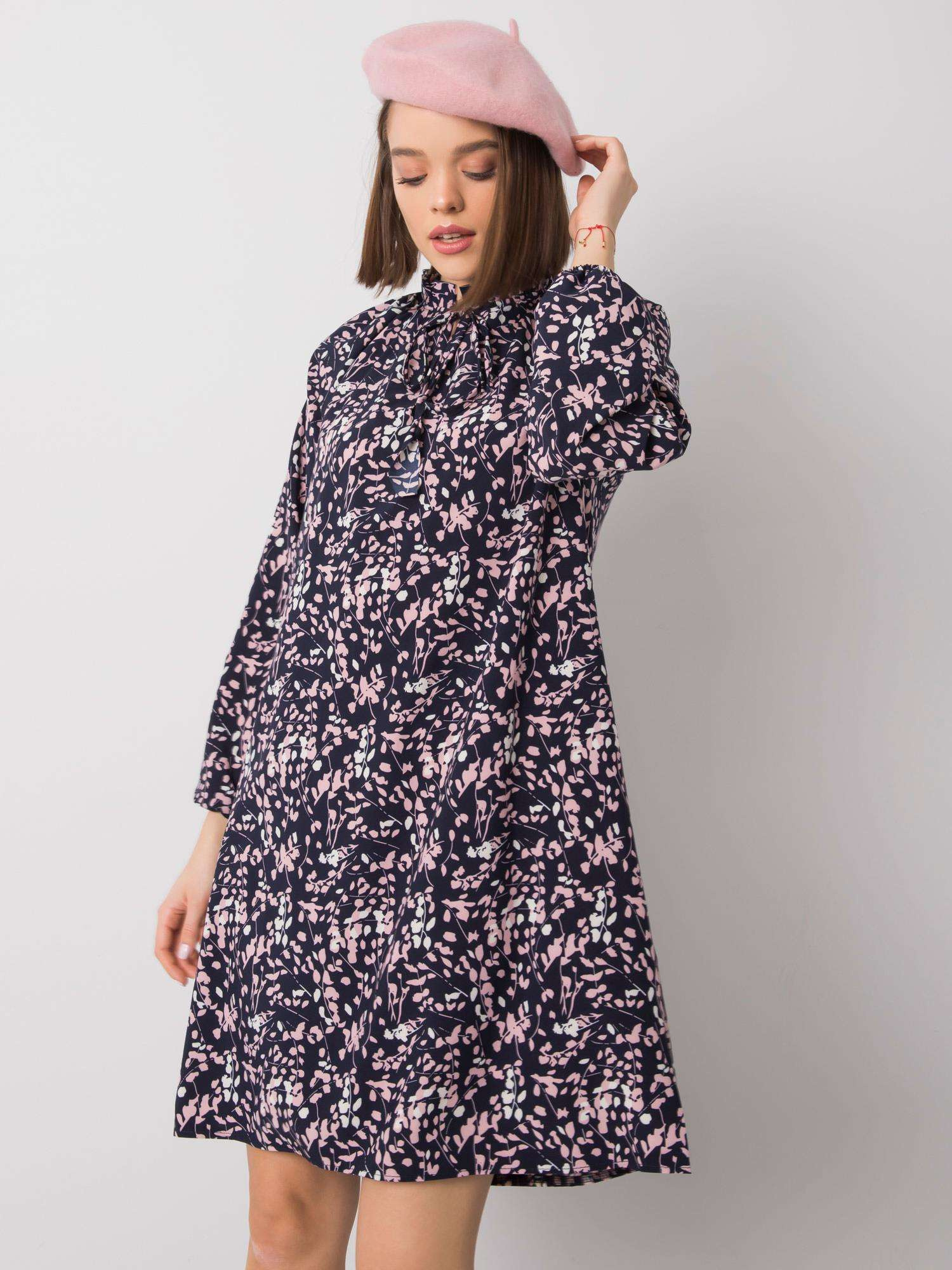 Dunkelblaumes Kleid Aislinn RUE PARIS.