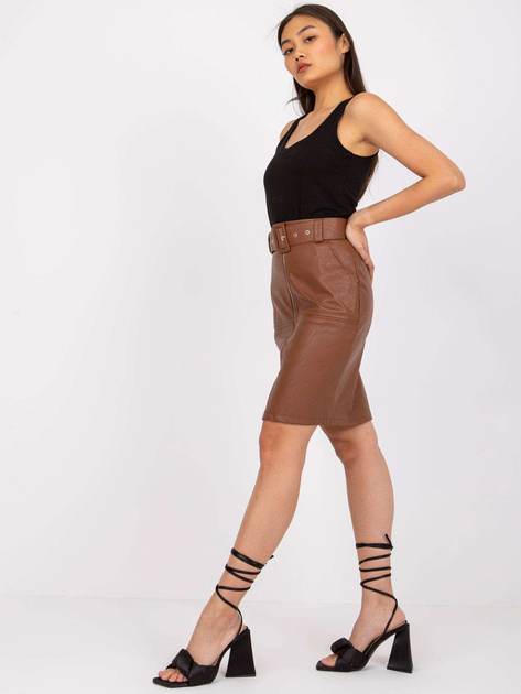 Brązowa dopasowana spódnica Jaen