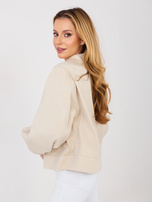 Beżowa koszula oversize z bawełny RUE PARIS 