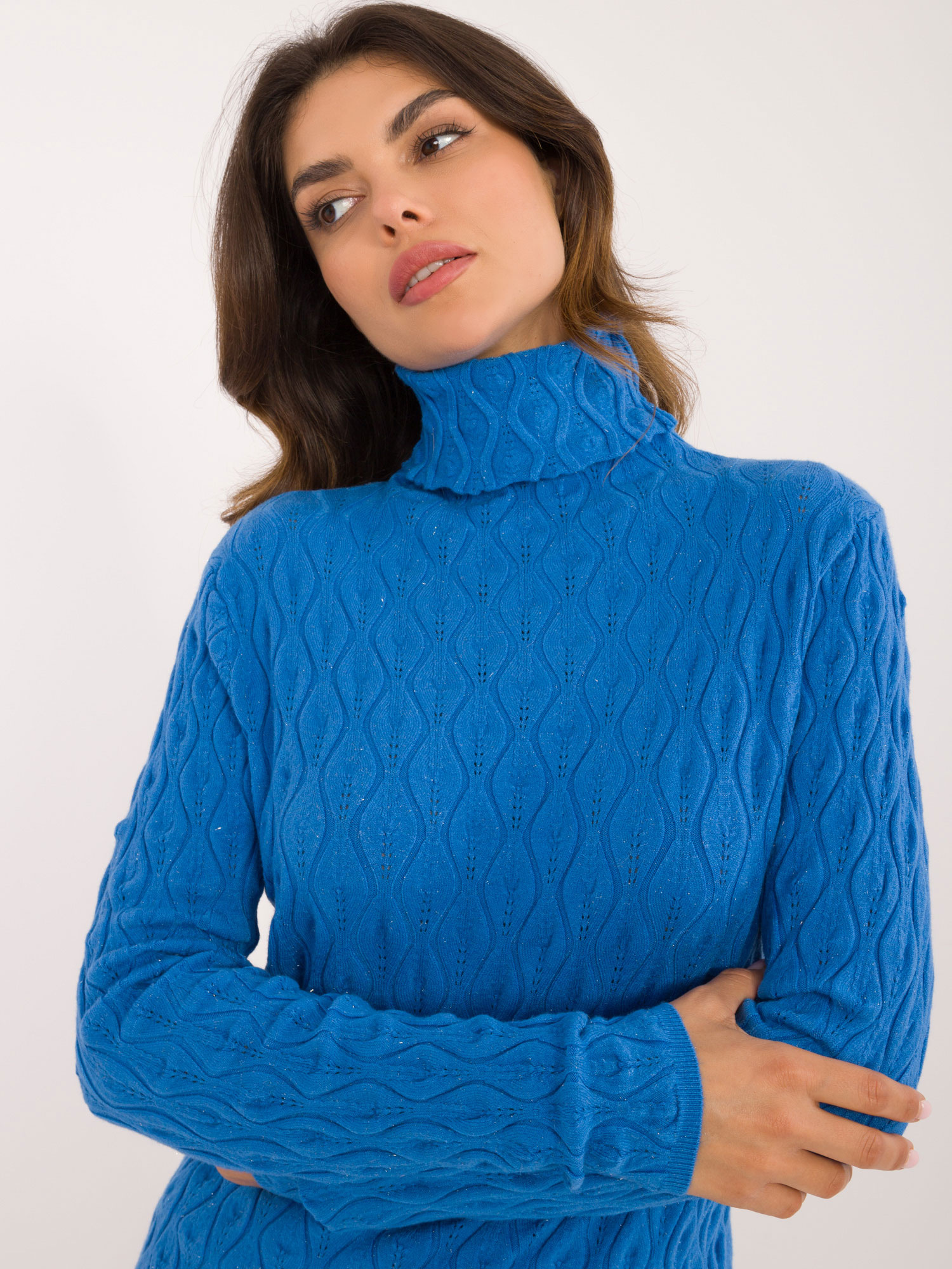 Sweter niebieski
