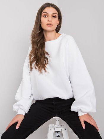 Biała bluza bez kaptura Tashi RUE PARIS