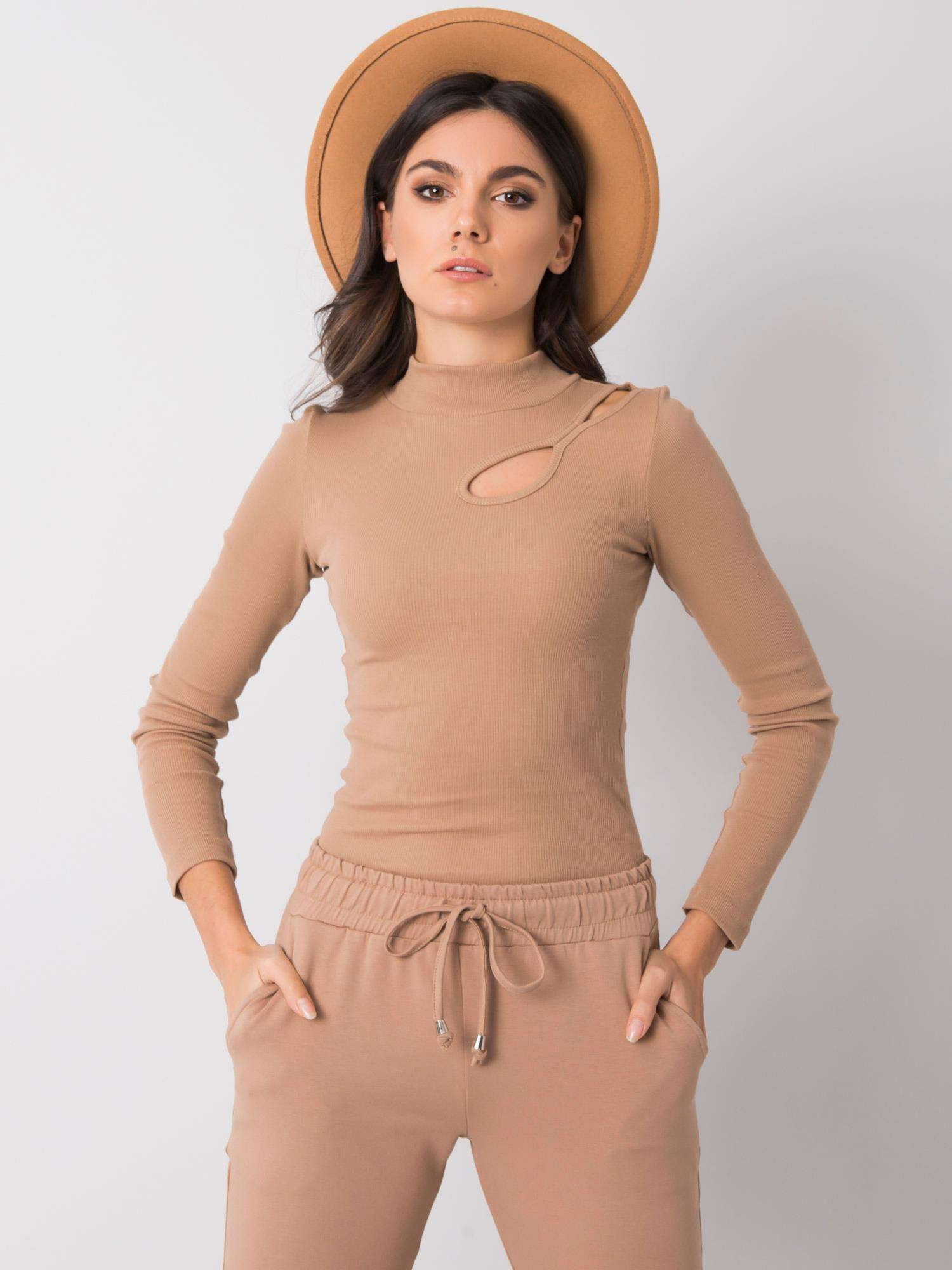 Camel blouse Neva RUE PARIS