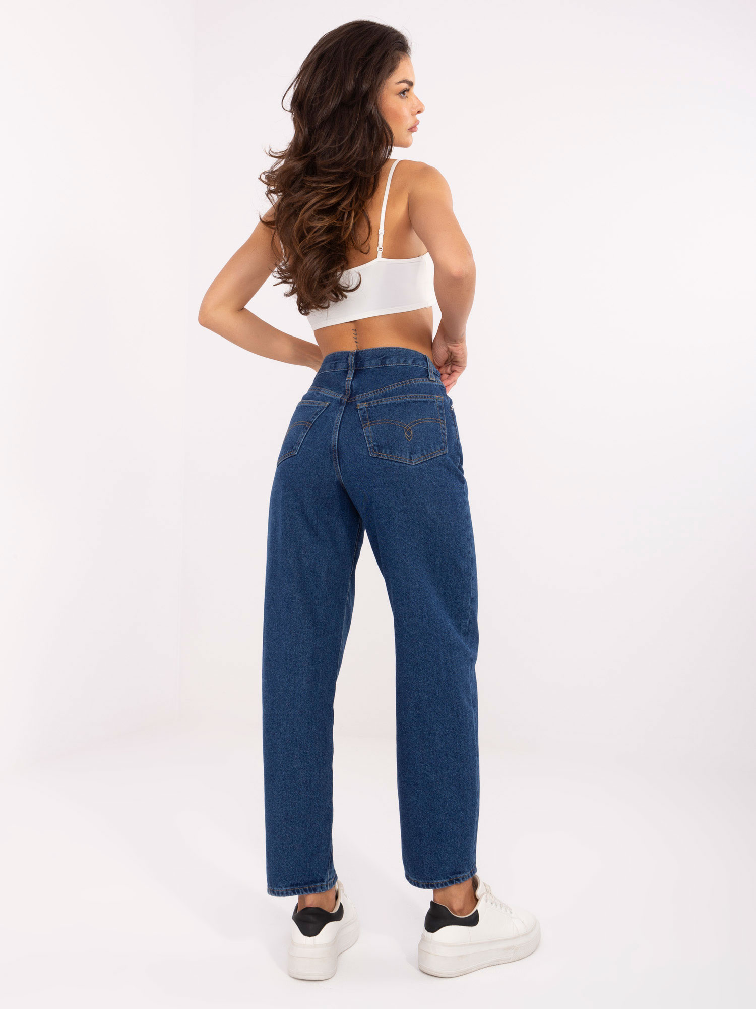 Spodnie jeans ciemny niebieski