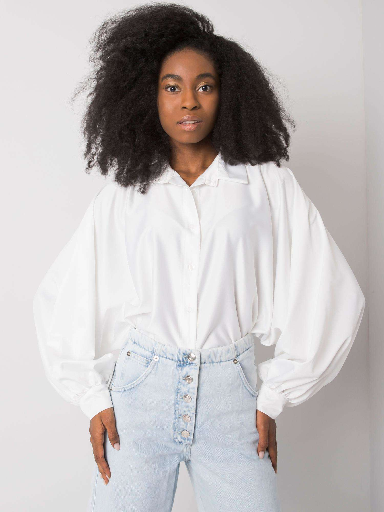 White shirt with wide sleeves Cristina 