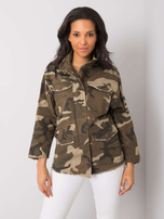 Khaki camouflage jacket Rochelle