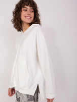 Großhandel Ecru Damen Hoodie mit Kapuze.