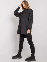 Cathy's black oversize shirt