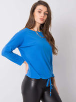 Ciemnoniebieska bluzka Fiona