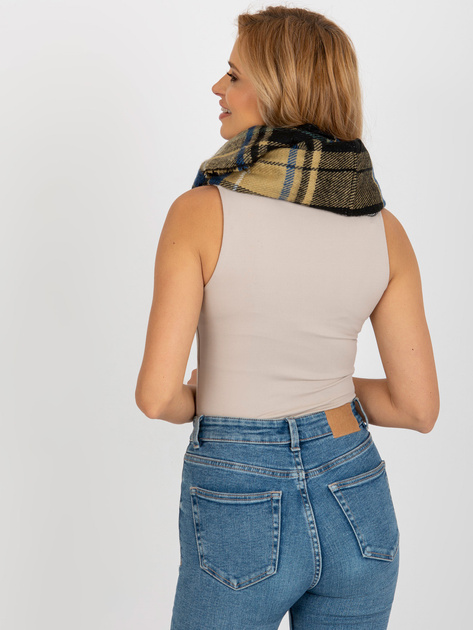 Hurtownia Czarno-niebieski komin zimowy w kratę