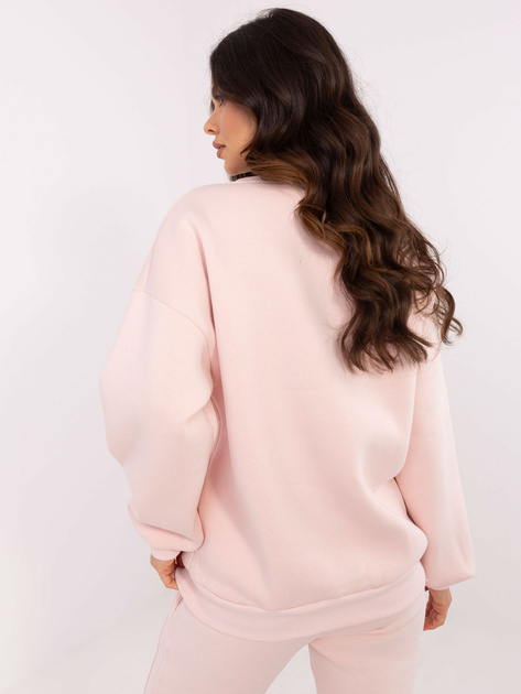 Hurt Jasnoróżowa damska bluza z napisem Boston