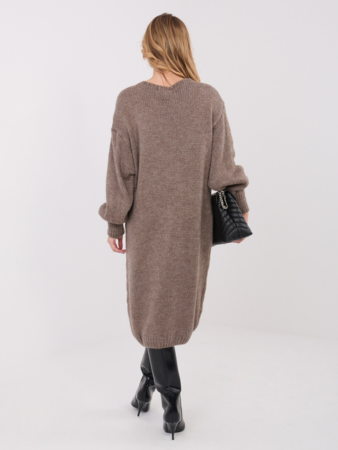 Fango sweterkowa sukienka z domieszką moheru