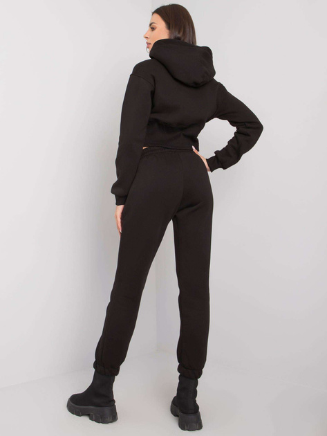 Czarny komplet dresowy ze spodniami Ambretta