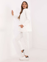 Hurtownia Ecru dresowy komplet basic z bluzą oversize