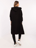 Hurt Czarny trzyczęściowy komplet z rozpinaną bluzą