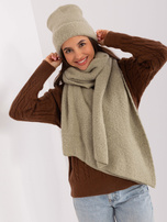 Hurtownia online Pistacjowy ciepły szal damski