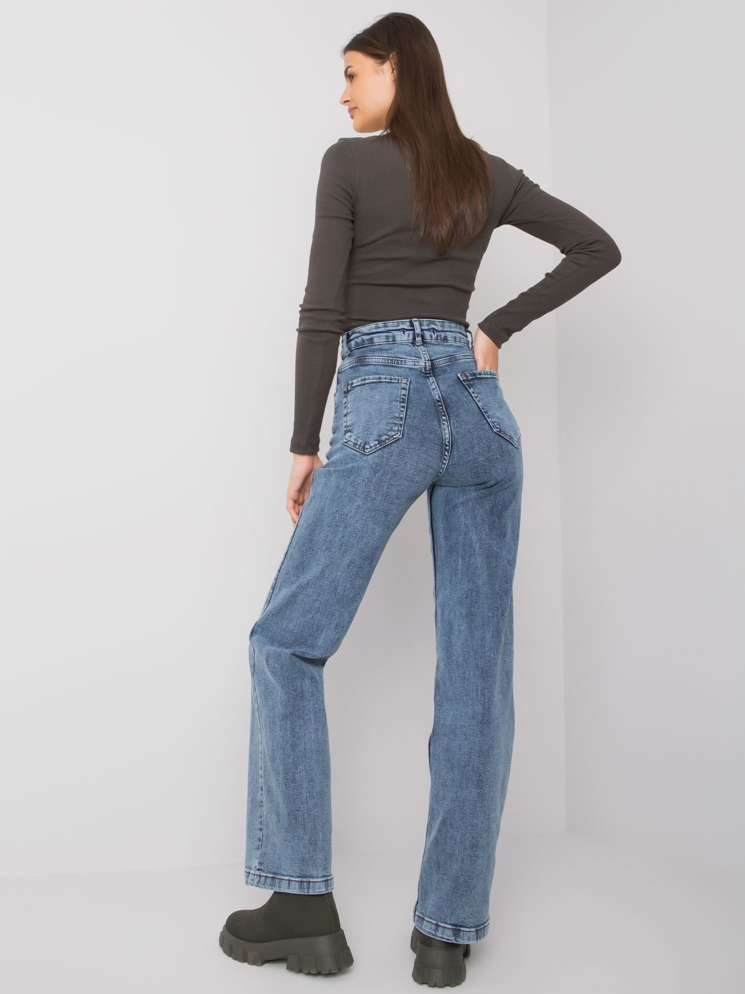 Blaue Damenjeans Regular Fortaleza.